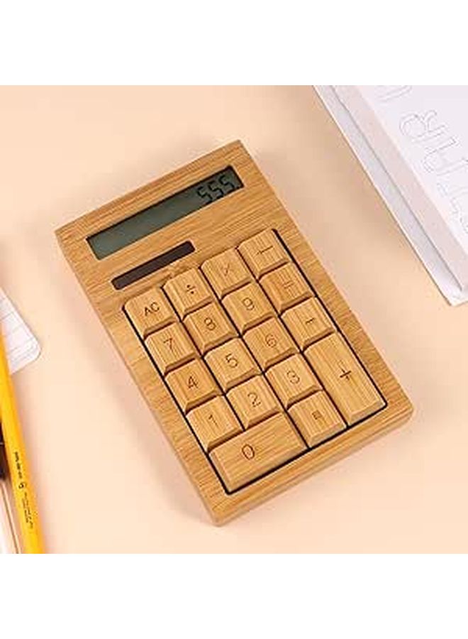 Portable 9 Digit Solar Calculator With Oversized Buttons For Office Business School And Home - Image 1