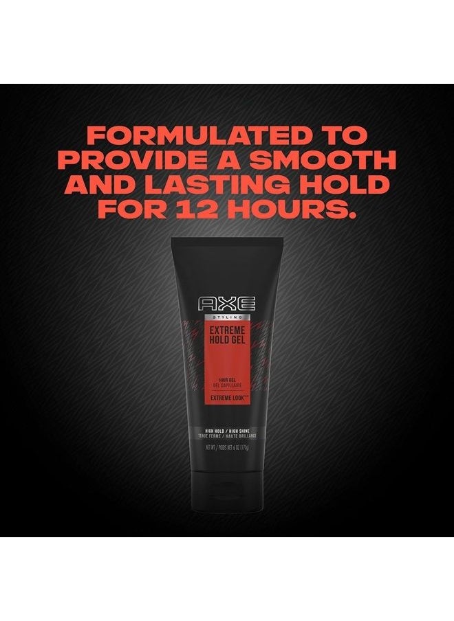 Axe - Hair Styling gel Spiked Up Look 1 Count Extreme Hold Gel For Easy to Style Hair 6 oz - Image 1