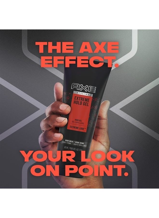 Axe - Hair Styling gel Spiked Up Look 1 Count Extreme Hold Gel For Easy to Style Hair 6 oz - Image 1