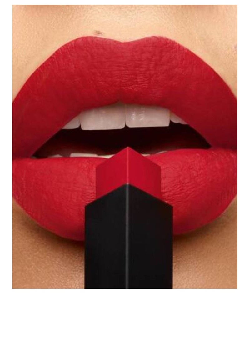 Yves Saint Laurent أحمر شفاه ROUGE PUR COUTURE THE SLIM LEATHER-MATTE 2.2G -23 MYSTERY RED - Image 3