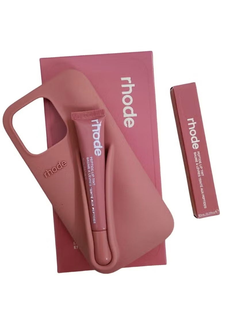 rhode Silicone Mobile Phone Frame with Twist Lip Gloss (iPhone 14) - Image 2