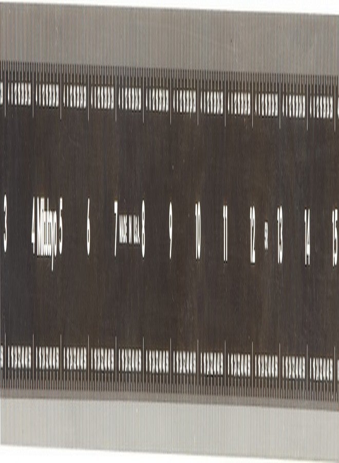 Mitutoyo 182-220, Steel Rule, 12"/300mm ( 1/32, 1/64", 1mm, 0.5mm), 1/64" Thick X 1/2" Wide, Black Chrome Finish Tempered Stainless Steel - Image 1