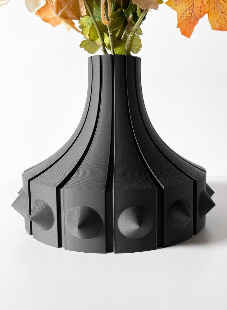 3D Brothers Rinsu Modern Short Vase - Elegant Home Decor for Dried and Preseved Flowers  - Image 3
