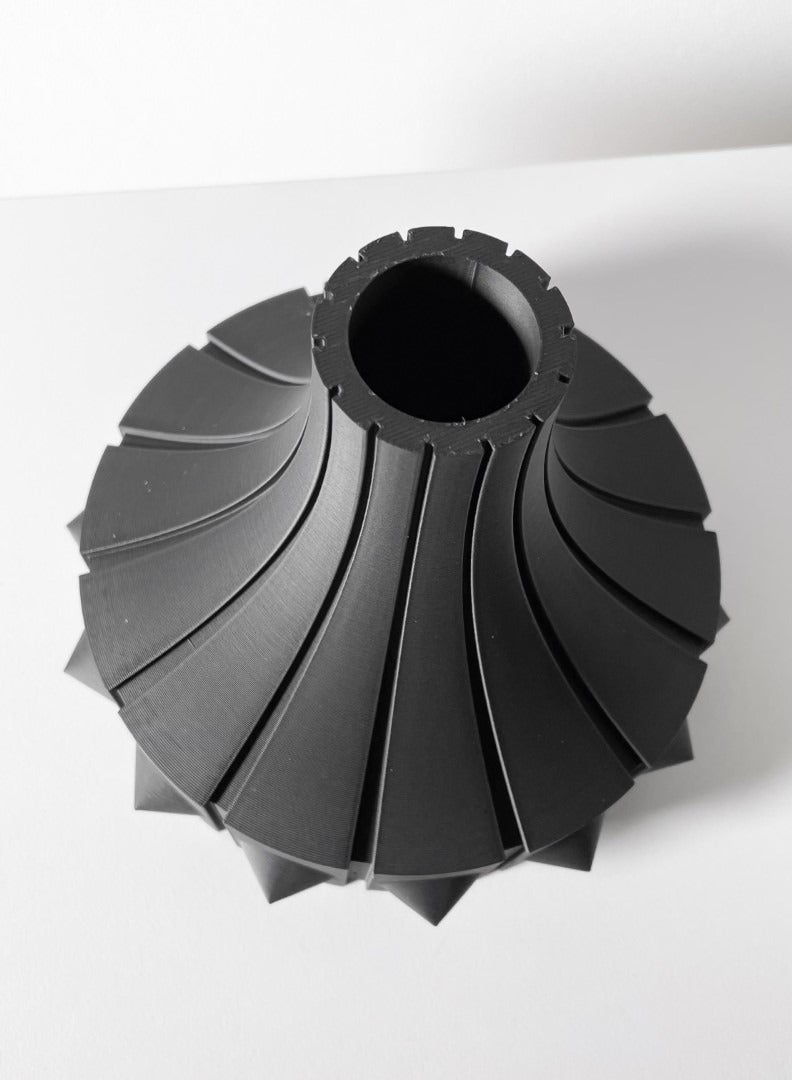 3D Brothers Rinsu Modern Short Vase - Elegant Home Decor for Dried and Preseved Flowers  - Image 5