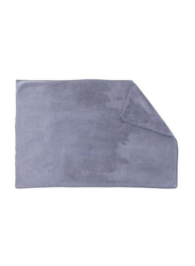 Encasa XO Encasa XO Microfiber Towels (60x40 cm) for car and Kitchen Cleaning, Perfect for Travel, Beach Trips, Backpacking, Camping and Gym use - Fast Drying - 2-Pack - Grey  - Image 2
