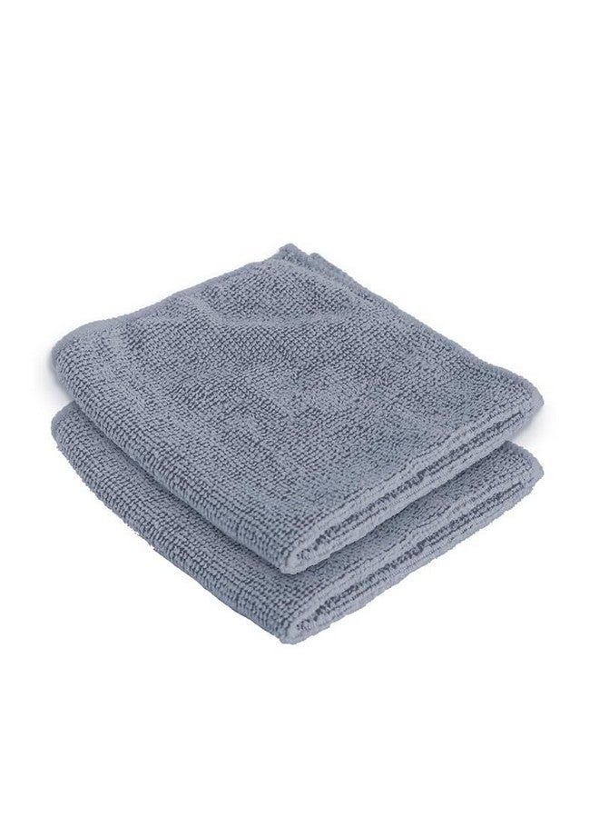 Encasa XO Encasa XO Microfiber Towels (60x40 cm) for car and Kitchen Cleaning, Perfect for Travel, Beach Trips, Backpacking, Camping and Gym use - Fast Drying - 2-Pack - Grey  - Image 1