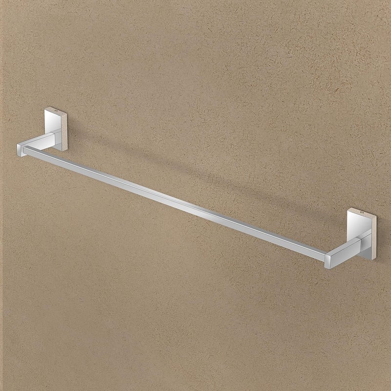 Primax Iris 304 Grade Stainless Steel Towel Hanger for Bathroom/Towel Rod/Bar/Bathroom Accessories (24inch) - Chrome - Pack of 1 - Image 3