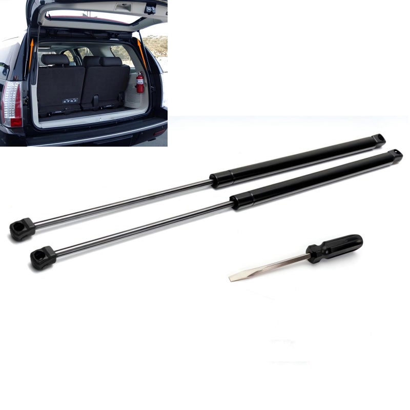 Rear Liftgate Tailgate Lift Supports Struts Shocks Gas Spings for 20022006 Cadillac Escalade20002004 GMC Yukon Compatible with Chevrolet 20002004 Suburban Tahoe SG2300642pcswith Screwdriver