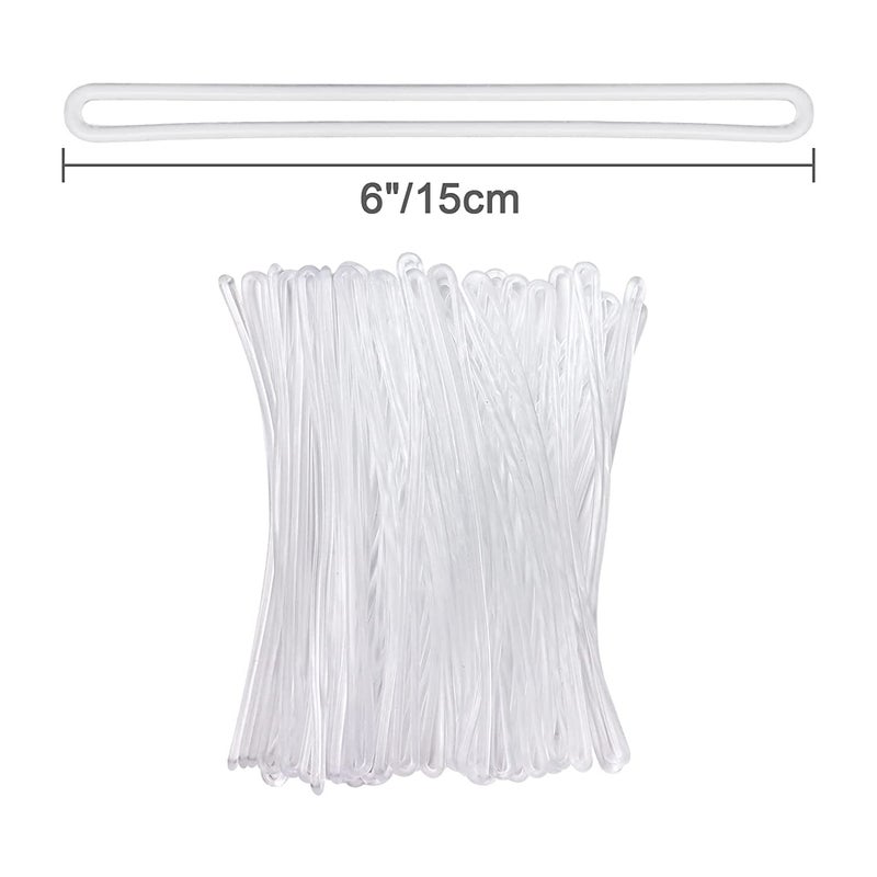 Kidultz Clear Silicone Loop Bag Transparent Identification ID Card Pouch with Luggage Tag Loop for Business Travel and Office Supplies, Easily Identification of Bags Available with Silicon Band (10) - Image 4