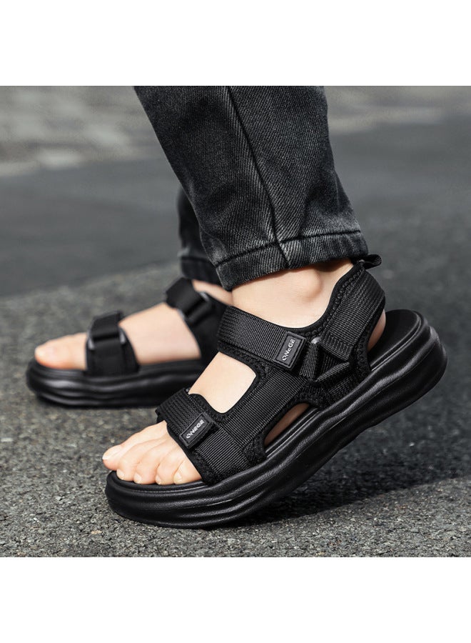 Summer Children's Sandals For Boys, Middle-aged And Older Children, Sporty, Lightweight, Comfortable, Simple, New Style Beach Shoes, Trendy