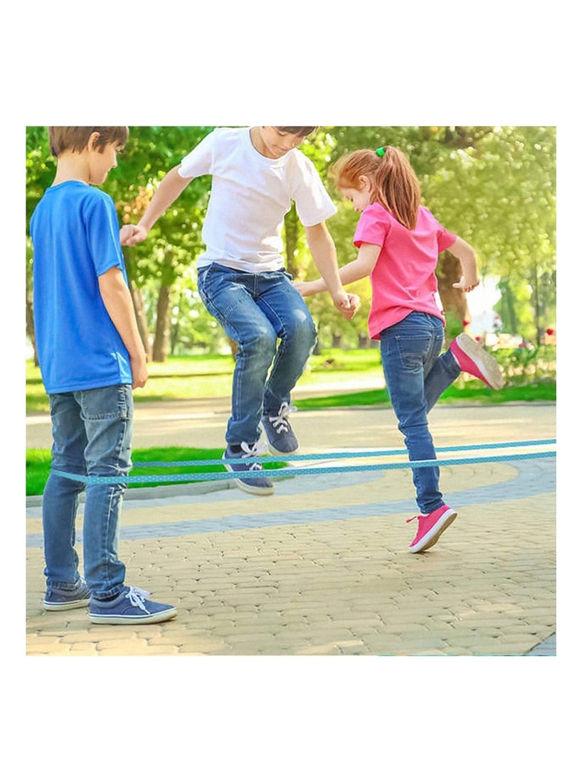 KASTWAVE - Elastic Skipping Rope, KASTWAVE Jump Rope Toy Stretch Rope Elastic Fitness Jump Game Rubber Band Skipping Toy Kid Jumping Rope Students Jump Elastic Band Toys Kids Skipping Rope Toys (1pc ) - Image 1