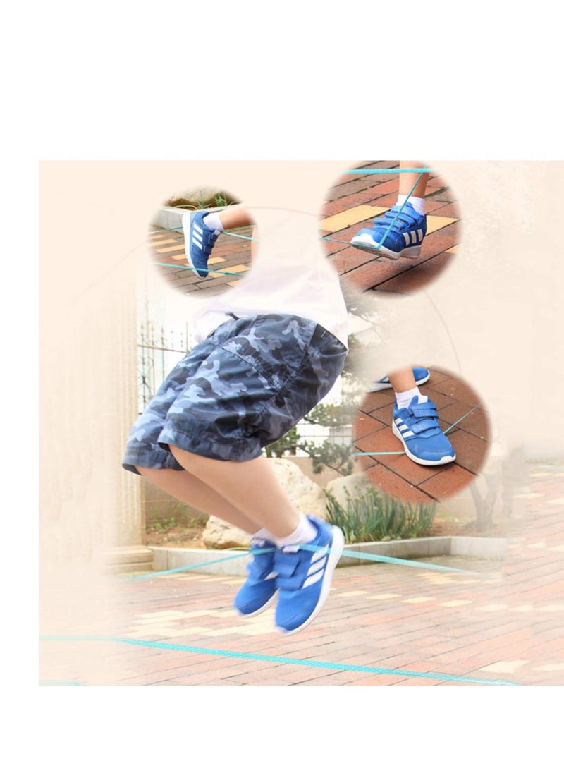 KASTWAVE - Elastic Skipping Rope, KASTWAVE Jump Rope Toy Stretch Rope Elastic Fitness Jump Game Rubber Band Skipping Toy Kid Jumping Rope Students Jump Elastic Band Toys Kids Skipping Rope Toys (1pc ) - Image 1