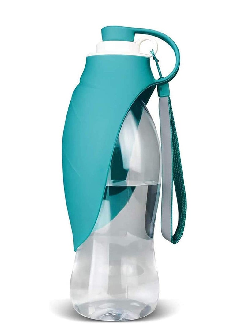 زجاجة ماء للكلاب للمشي، موزع مياه للحيوانات الأليفة حاوية محمولة مع كوب شرب في الهواء الطلق للتنزه، السفر للجرو، القطط، الجربوع، الأرانب وغيرها من الحيوانات الصغيرة - Image 1