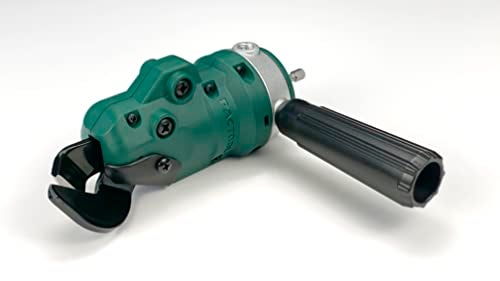 PacTool SS701 Snapper Shear - Sheet Metal Shears - Sheet Metal Cutter Drill Attachment - Cut Up to 18-Gauge Galvanized Steel, Aluminum, and Copper - Sheet Metal Tools - Carpenter Tools and Accessories - Image 3