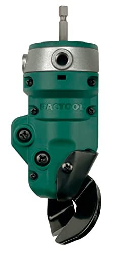 PacTool SS701 Snapper Shear - Sheet Metal Shears - Sheet Metal Cutter Drill Attachment - Cut Up to 18-Gauge Galvanized Steel, Aluminum, and Copper - Sheet Metal Tools - Carpenter Tools and Accessories - Image 2