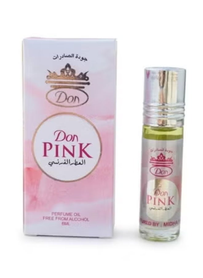 دون بينك (DON) – عطر زيت فرنسي بكرة دوارة – 6 مل – خالي من الكحول - Image 4