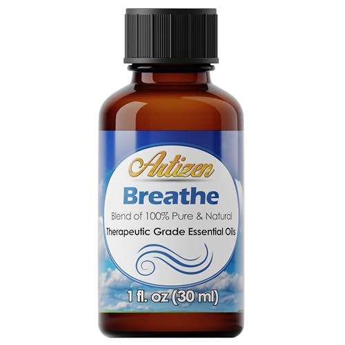 Artizen Breathe Blend Essential Oil for Aromatherapy, Relaxation, Skin Therapy & More – Pure, Natural & Undiluted Therapeutic Grade - Image 1