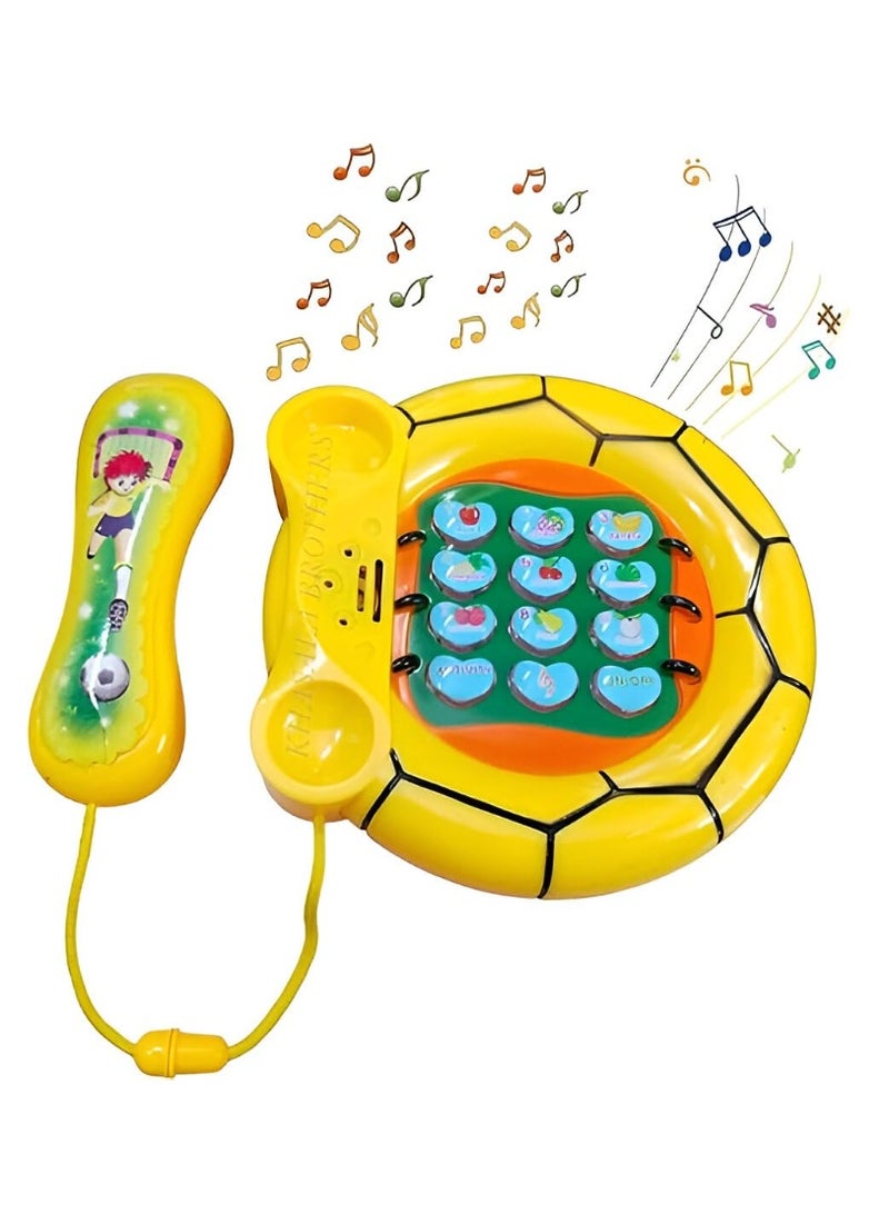 رالي لعبة هاتف موسيقي للأطفال مع أضواء وأصوات – تعليمية وتفاعلية - Image 1