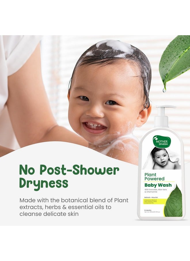 Plant Powered Baby Wash | Advanced Natural Body Wash For Babies With Avacado Oil, Aloevera & Chamomile- 400Ml - pzsku/Z015E7B0AFD90564B6A80Z/45/_/1733731459/80eb9bda-b2d0-4b73-a1ac-df4b3f55d53c