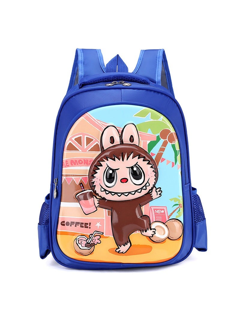 Labubu Children's Schoolbag, Primary School Student 3D Cartoon Backpack, Student Bag 39*35*15CM