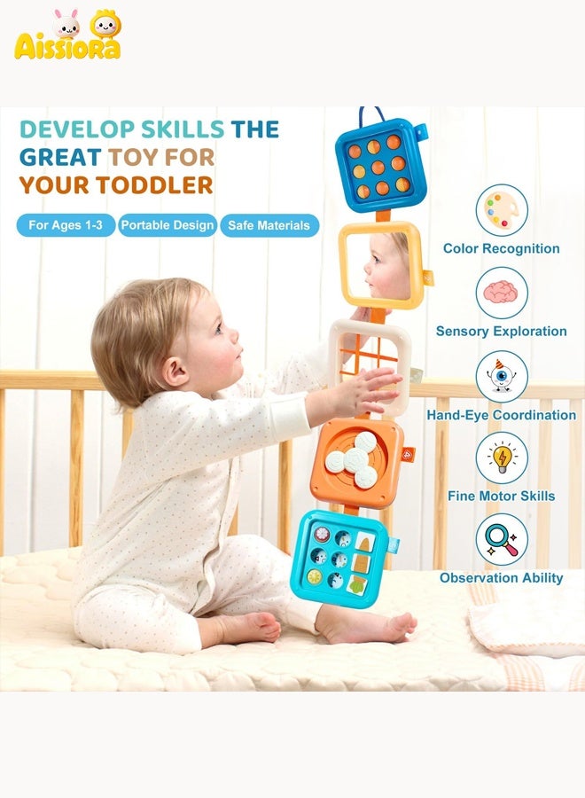 Aissiora Baby busy toys Multi-functional movable block toy Exercise hand-eye coordination Early education toys Intellectual development Suitable for babies from 6 months onwards - Image 1