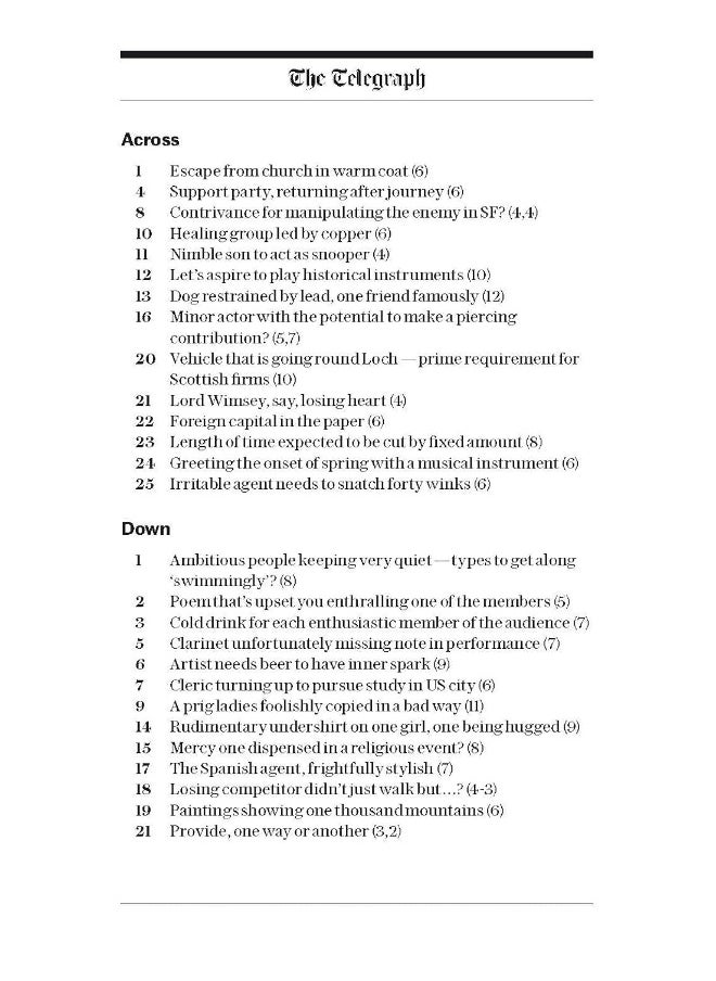 The Telegraph Big Book of Cryptic Crosswords 13  - Image 2