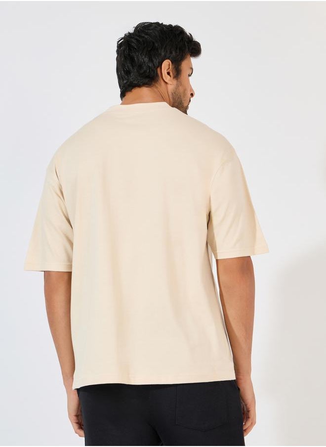 Styli Mock Neck Oversized T-Shirt  - Image 4