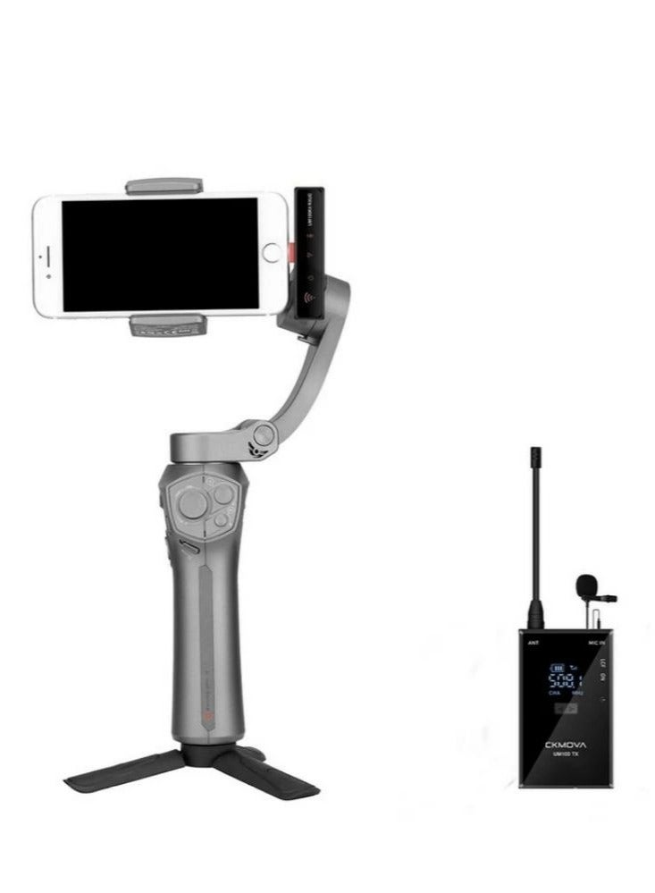 CKMOVA Wireless Professional Microphone Ultracompact UHF Dual-Channel 470-510Mhz - Image 2