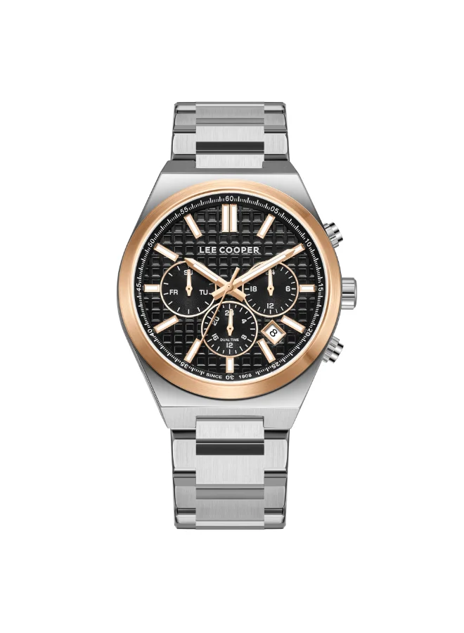 Lee Cooper Men's Metal Multi Function Watch LC08084.550 - 41 mm