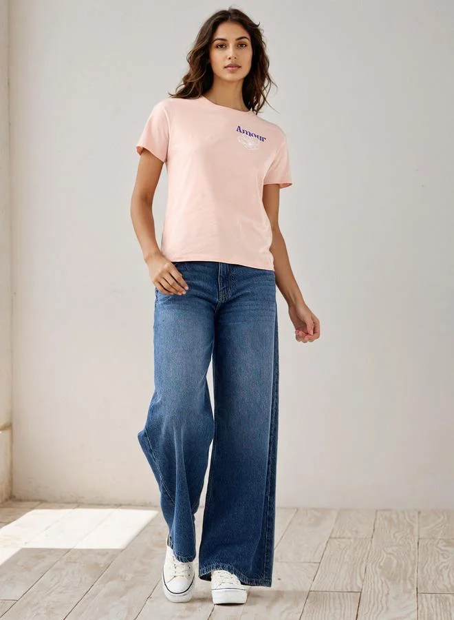 Splash FAV Floral Print T-shirt