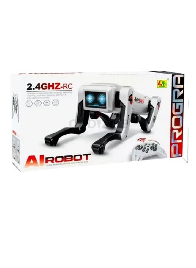 AI Smart Mechanical Robot Dog Toy with Wireless Remote Control and LED Eyes - Image 5