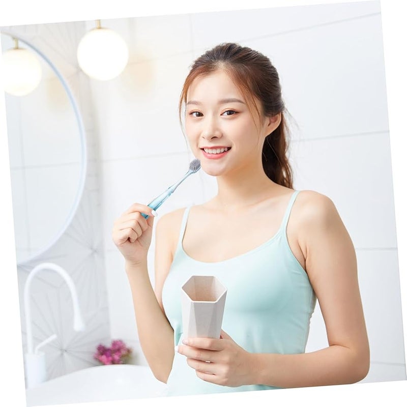 6pcs Crystal Clear Toothbrush Silver Ion Soft Bristles Wide Head for Deep Cleaning Green Pink - Image 5