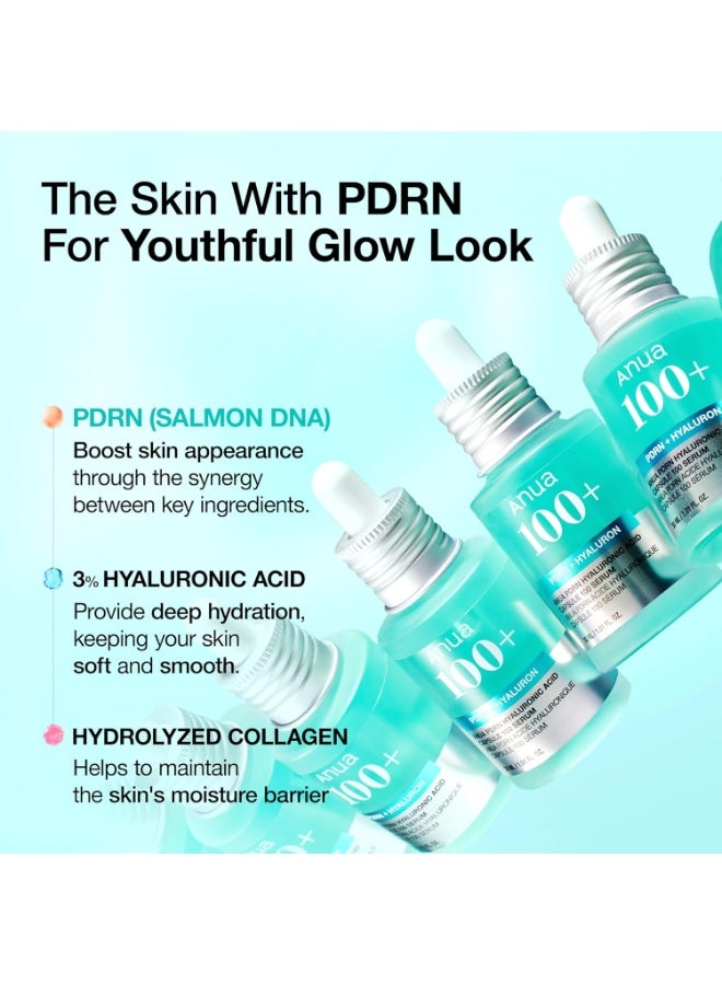 Anua PDRN Hyaluronic Acid Capsule 100 Serum, Radiant Face Serum, Hyaluronic Acid, Hydration, Moisture Plumping effect, Natural color, Fragrance free, Korean Skincare | 30ml 30mlml - Image 4