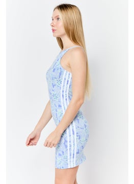 adidas Originals Women Sportswear Fit Sleeveless Outdoor Tight Dress, Lavender  - Image 3