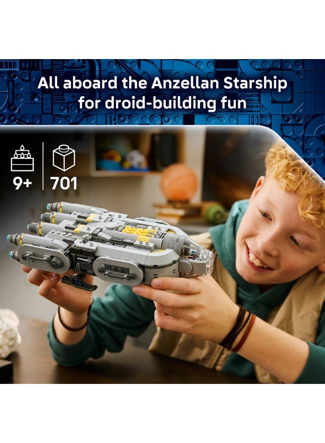 LEGO Star Wars Anzellan Starship Building Toy Set 75445 (Age 9+, 701 Pieces) - Image 3