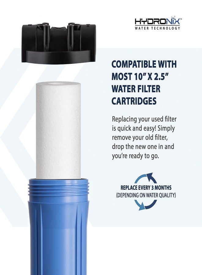 Hydronix SDC-25-1005 Whole House RO Reverse Osmosis Sediment Water Filter Cartridge 2.5" x 10" - 5 micron (2 Pack) - Image 5