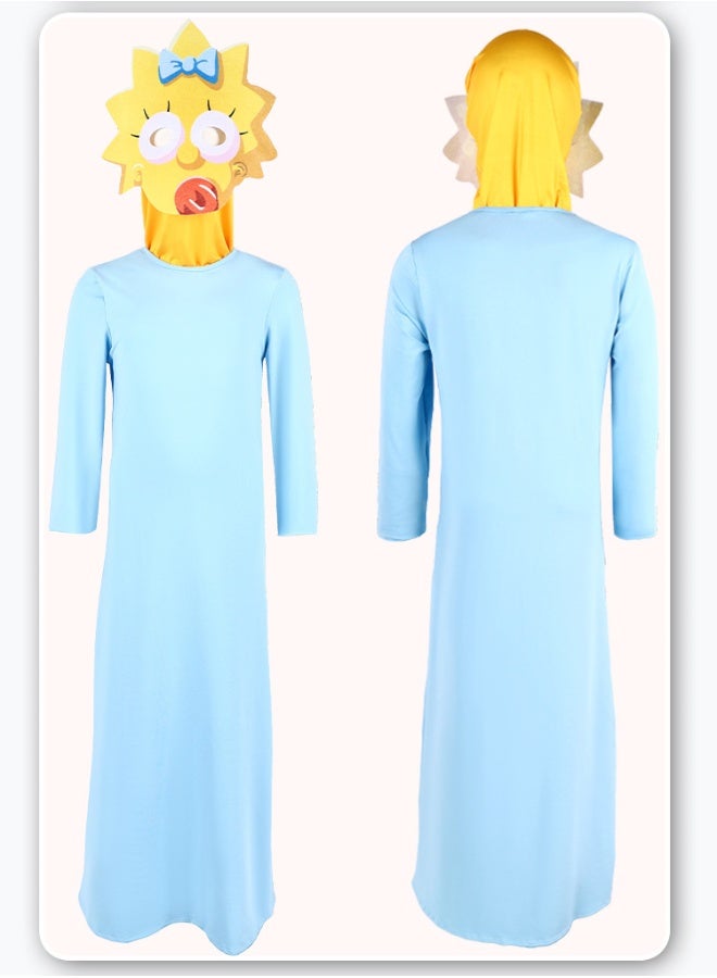 Cosplay Outfits Of The Same Style As The Simpsons Animation Children's Clothing Performance Costumes Cosplay Outfits The Simpson Family - Image 2