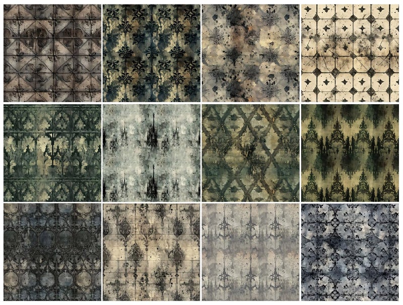 iKammo Vintage Scrapbook Paper Retro Patterned paper Pad 6×6 - 24 Sheets Single-Sided Colorful Decorative Craft Origami Papers Pad for Kids DIY Cardmaking journaling Junk Journal Papers. - Image 3