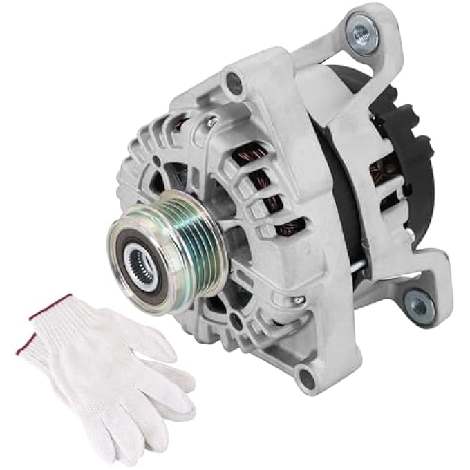 Dokili 12V Alternator Compatible with Chevrolet L4 1.4L Cruze 2012-2015 Cruze Limited 2016 130Amp CW Rotation 5-Groove Clutch Pulley 13581891 13588290 13597227 - Image 1