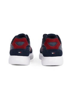 TOMMY HILFIGER Lace Up Low Top Leather Sneakers  - Image 3