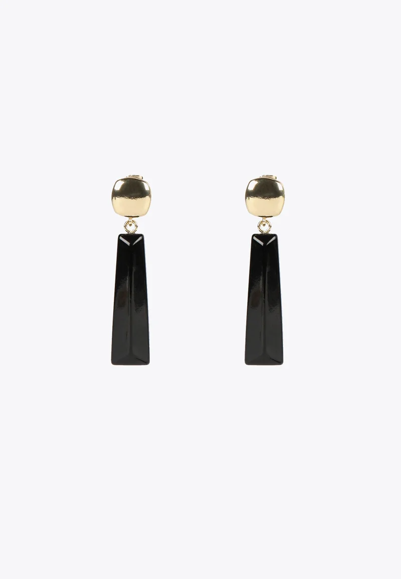 Lola Casademunt Black two-piece earrings 00N U