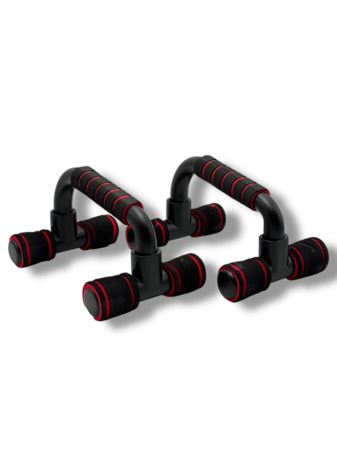 ® Push Up Bar Stand, 2 Pcs H Shaped Handles with Padded Foam for Muscle Strength Training, Workout Grip Holders for Men for Home Training, Gym Workout