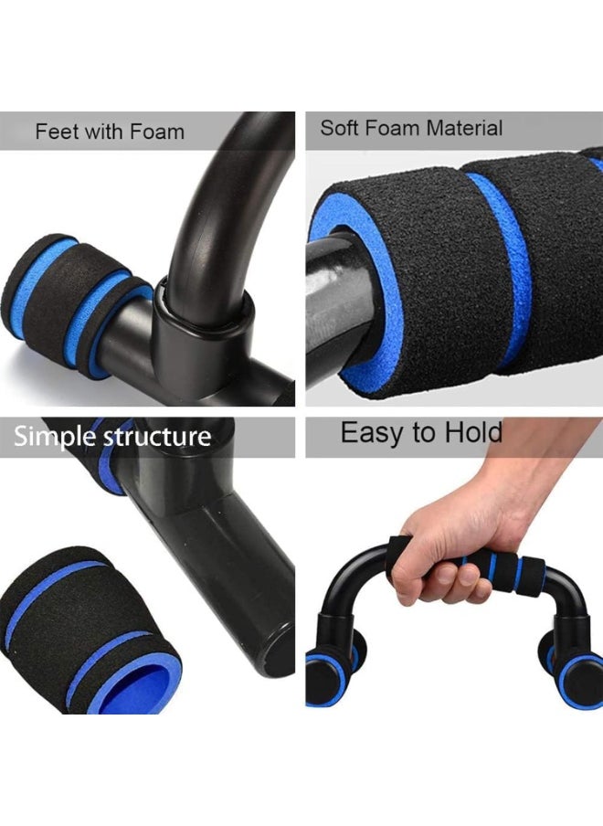 ® Push Up Bar Stand, 2 Pcs H Shaped Handles with Padded Foam for Muscle Strength Training, Workout Grip Holders for Men for Home Training, Gym Workout