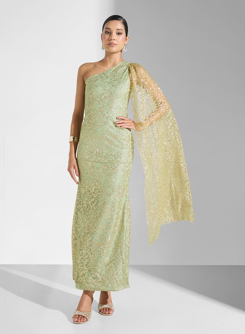 نمشي x فستان كتف واحد للمشي - Image 1