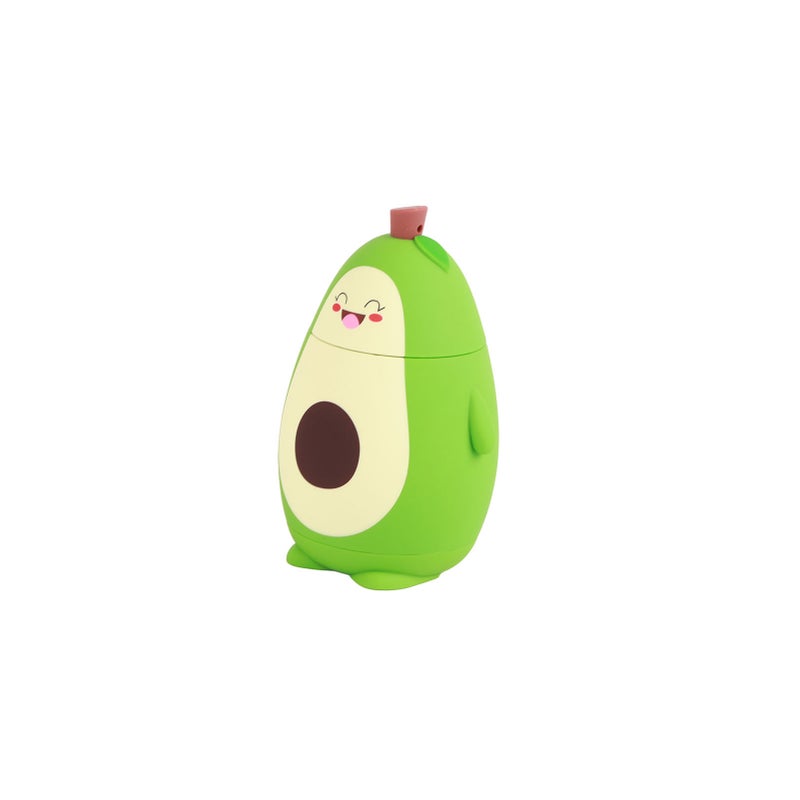 Cartoon Avocado Glass Double Layer Cute Water Cup Portable Girl Juice Drinking Cup Student Gifts with Portable Carrying Rope - Image 2