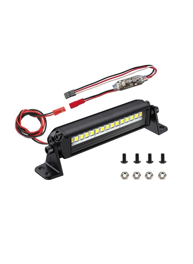 Zhongzhen - Rc Light Bar 15 Led 2.95 Inch Aluminum Rc Lights Rc Crawler Accessories For Axial Scx10 Traxxas Trx4 Trx4M Arrma Senton Redcat Gen7 1/10 1/18 Scale Rock Crawler Truck Rc Car Roof Light Kit Zhongzhen - Image 1