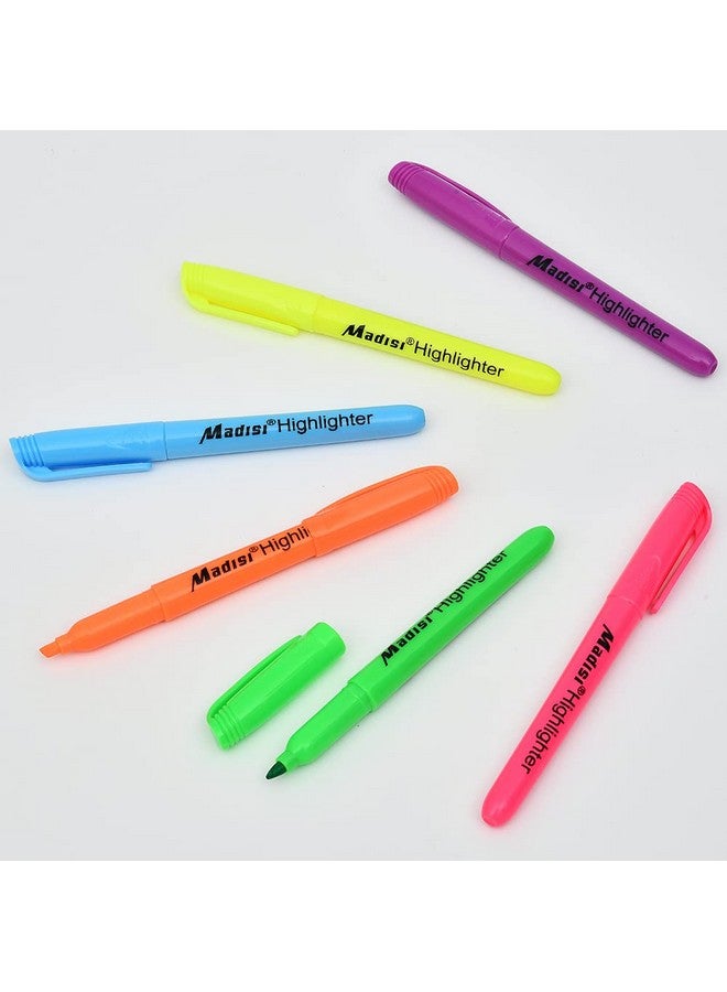 Madisi Highlighters, Chisel Tip, Assorted Colors, Bulk Pack, 84-Count - Image 3