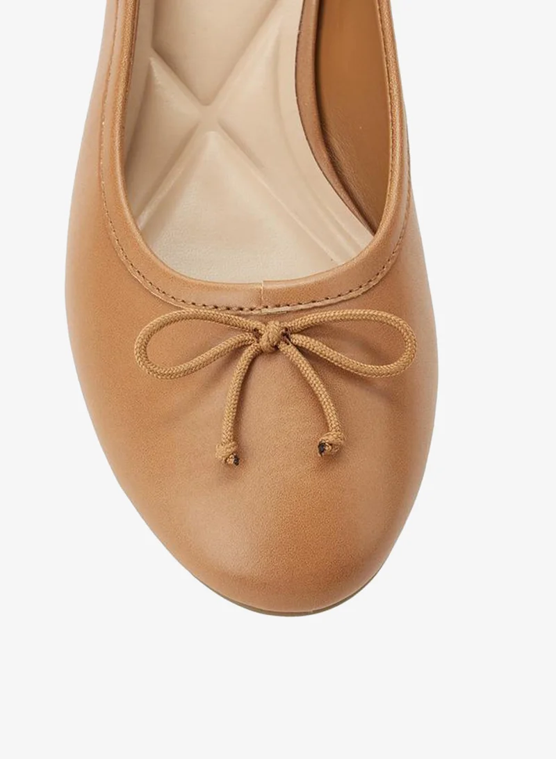 Celeste BROWN Women Bow Detail Block Heel Shoes for Women | Best Price UAE