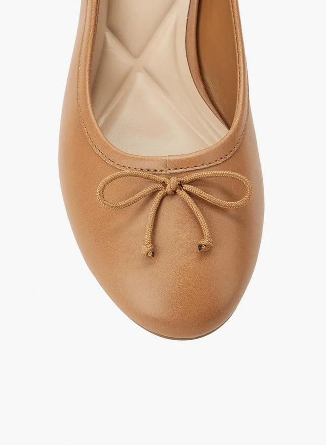 Celeste BROWN Women Bow Detail Block Heel Shoes for Women | Best Price UAE
