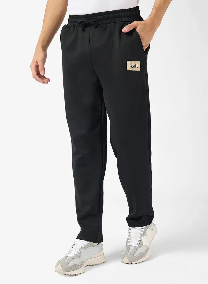 Seventy Five Basics Relaxed Fit Emblem Joggers
